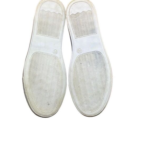 Women’s Purple Low Top Slip-On Distressed Sneakers Size 8.5 - Picture 8 of 12